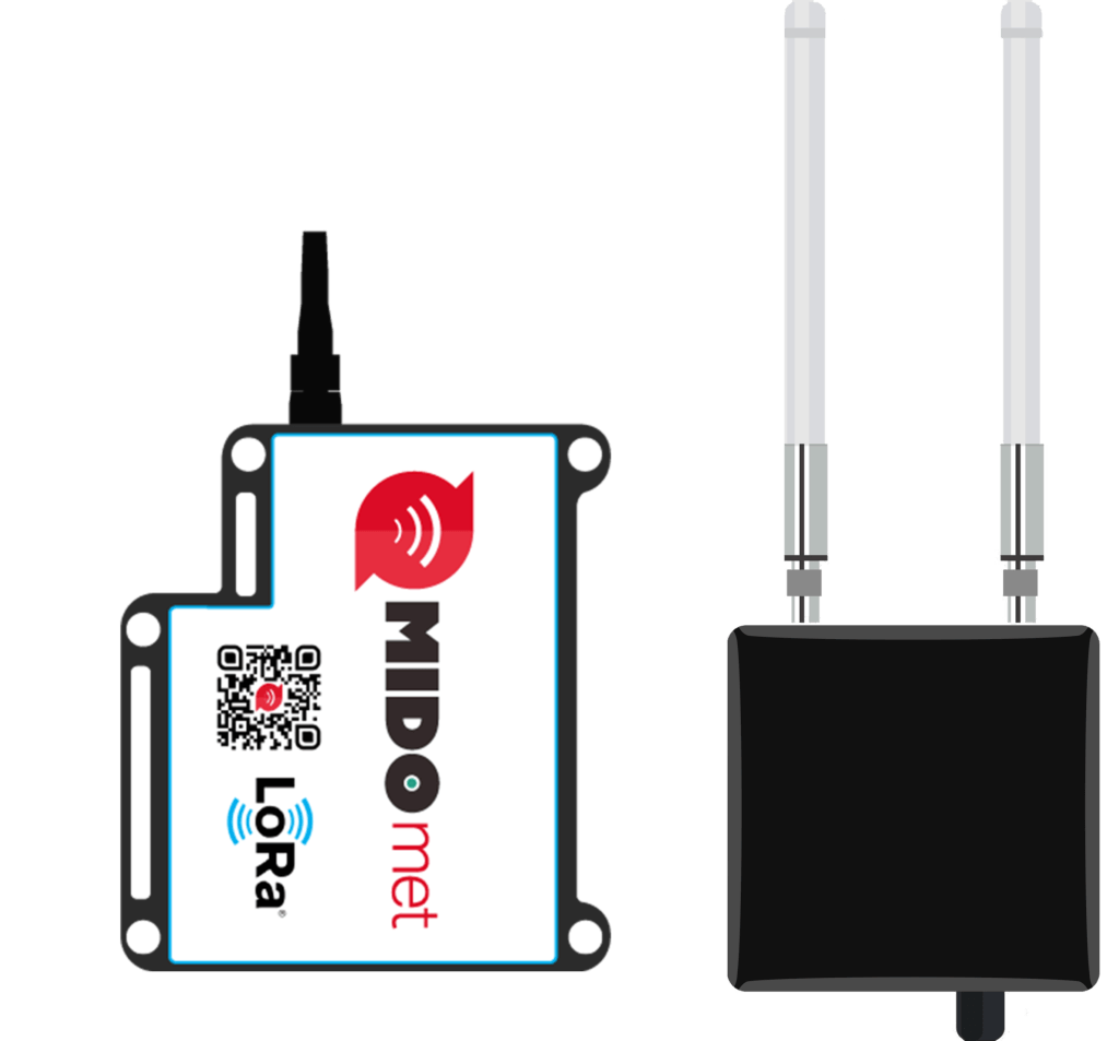 midomet lora + lorawan gateway