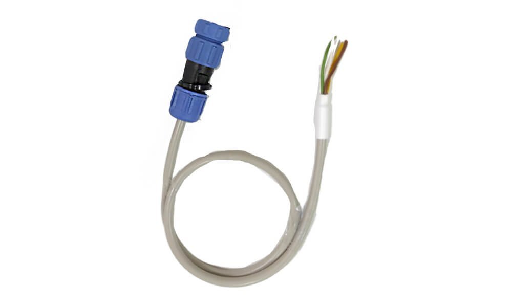 Cable for digital input wiring 50 cm

  Unitronic® cable
LiYY 26AWG +IP68 connector
4 brass pins with gold plating
 + sealing cap